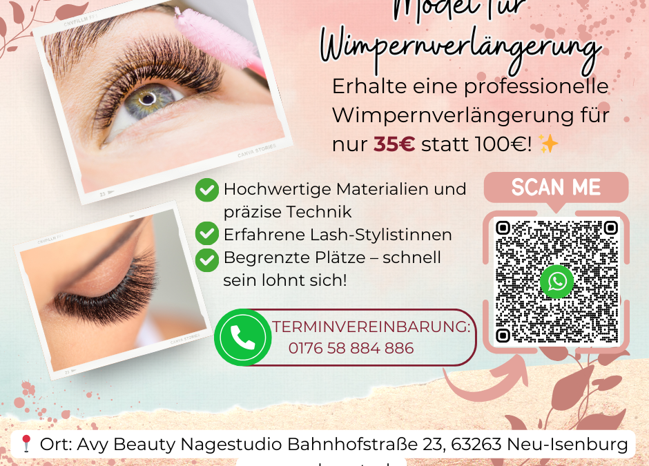 Modelle für Wimpernverlängerung gesucht