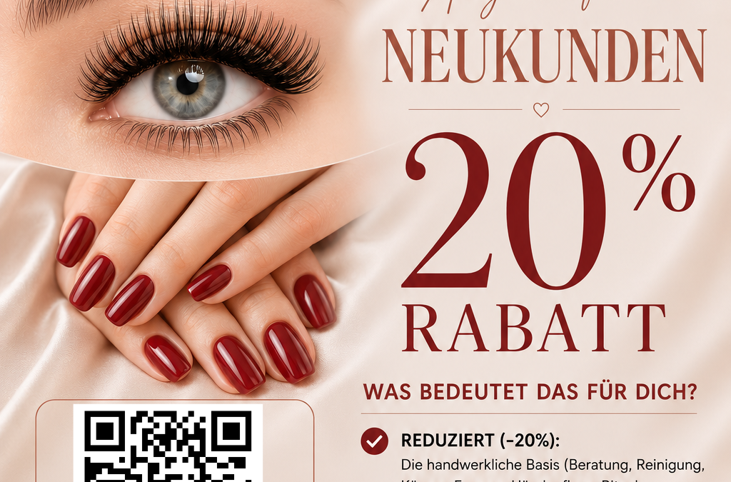 Dein Verwöhnmoment bei Avy Beauty – 20% Neukunden-Rabatt